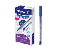 Pelikan Lot De 12 Stylos À Bille Hang Stick Bleu