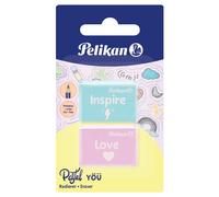 Pelikan Lot De 2 Gommes Pastel You Assortiei Aléatoire