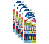 Pelikan Lot De 5 Sets De 5 Pinceaux Scolaires Griffix