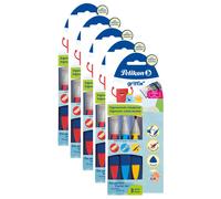 Pelikan Lot De 5 Sets De Pinceaux Scolaires Griffix 3 Pièces