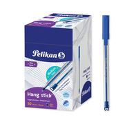 Pelikan Lot De 50 Stylos À Bille Hang Stick Bleu