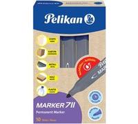 Pelikan Marqueur permanent 711, pointe ogive, bleu G