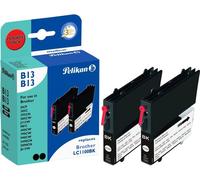 Pelikan multi-pack d'encre rechargée 4107855 remplace brother LC-1100BK 2 pièces