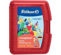 PELIKAN Pâte à modeler Creaplast, boîte de 14, rouge Rouge G