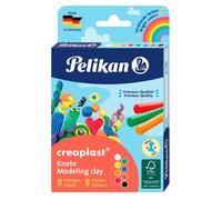 Pelikan pâte à modeler pour enfants Creaplast boîte pliante 8 bâtons