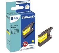 Pelikan Patrone Brother B48 LC1280XL ye jaune remanufacturé