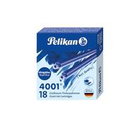 Pelikan Pelikan 4001 Lot de 18 cartouches d'encre grande capacité Bleu roi