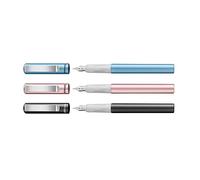 Pelikan Pina Colada Stylo plume avec 3 cartouches d'encre standard, 3 couleurs assorties, 1 pièce - Couleur aléatoire, pas de choix de couleur possible