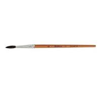 Pelikan - pinceau à poils sorte 23, taille 12, manche tronqué laqué en orange (711085) Orange G