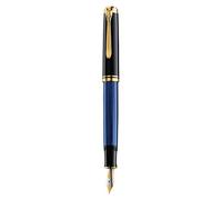 Pelikan Pk-m400bk/Bl-m Luxe Souverän M400 Stylo plume - Noir/Bleu