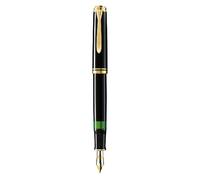 Pelikan Souverän M600 Plunger Fountain Pen, Medium Tip - Black