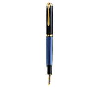 Pelikan Premium M400 Stylo-plume Pointe M Noir/Bleu