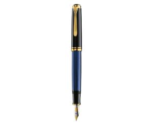 Pelikan Premium M600 Stylo-plume Pointe B Noir/Bleu
