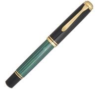 Pelikan Premium Stylo Plume De Luxe Souverain M1000 Pointe Fine Noir/Vert