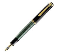 Pelikan Premium Stylo plume de luxe Souverain M1000 Pointe Fine Noir/Vert