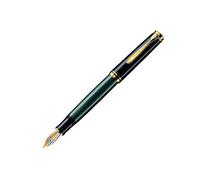 Pelikan Premium Souverain M400 Deluxe Fountain Pen Fine Tip Black/Green black/gr