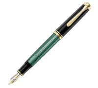 Pelikan Premium Stylo plume de luxe Souverain M600 Pointe Fine Noir/Vert