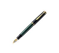 Pelikan Premium Stylo plume de luxe Souverain M600 Pointe Moyenne Noir/Vert