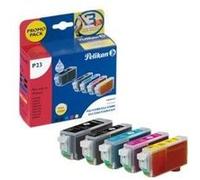 Pelikan Promo Pack P23 - Pack de 4 - noir, jaune, cyan, magenta - compatible - réservoir d'encre (alternative pour : Canon CLI-526BK, Canon CLI-526C, Canon CLI-526M, Canon CLI-526Y, Canon PGI-525BK) -