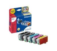 Pelikan P23 Noir, Cyan, Magenta, Jaune 5 pièce(s)