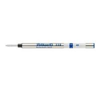 Pelikan Recharge pour stylo roller 338 – Pointe moyenne – Encre bleue – 1x
