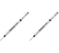Pelikan Recharge Stylo roller à encre 338 Pte Moyenne Noir (Lot de 2)