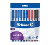 Pelikan Sachet De 10 Stylos Bille Hang Assortis