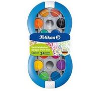 Pelikan Space+ - Ensemble de peinture - 24 couleurs - couleurs assorties - opaque Bleu G