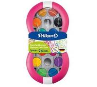 Pelikan Space+ - Ensemble de peinture - 24 couleurs - couleurs assorties - opaque G