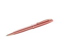 Pelikan Stylo à bille Jazz Noble Rose (rose) pour droitier et gaucher, élégant stylo à bille en métal dans une boîte pliable 821636