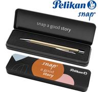Pelikan Stylo à bille Snap® or Encre bleue, 1 p.