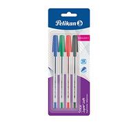 Pelikan Stylo-bille Stick K86S Super Soft 4 pièces, Couleurs Assorties