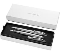 Pelikan Stylo plume & Stylo bille Jazz Noble Elegance Argent Boîte cadeau