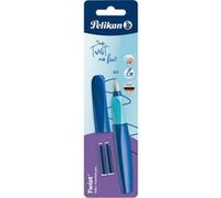 Pelikan Stylo plume Twist Deep Blue, bleu foncé Bleu G