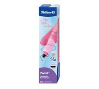 Pelikan Stylo roller Twist universel pour droitiers et gauchers Rose baies