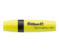 Pelikan marqueur textmarker 490, Jaune Fluo Noir, multicolore, Taglia unica, Étoiles et rayures