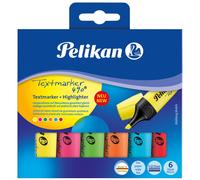 Pelikan Textmarker 490 Marqueur 6 Pièce(S) Multicolore