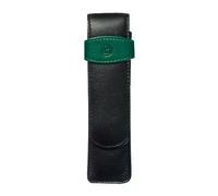 Pelikan Tg 22 Trousse À Crayons Cuir Noir, Vert