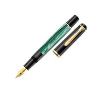 Pelikan Elegance Stylo plume de luxe Souverain M200 Pointe Moyenne Noir/Vert