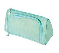 Pelikan Trousse à Crayons « Home Office » - Aspect Toile - Menthe - avec 2 Compartiments