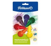Pelikan Wax Mice Crayons Blister Card
