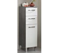 Pelipal 913 Hanau Highboard, décor Bois, Aspect béton, 33,0 x 30,0 x 100,5 cm