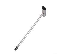 Pelle à barbe à papa en acier inoxydable - Accessoire pour machine à barbe à papa commerciale - Dosage précis - Style fête foraine - Argenté - Taille S