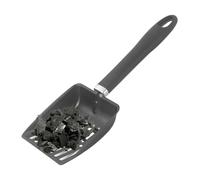 Pelle à bois pour cendres - Pelle à charbon creuse - Pelle à charbon en acier inoxydable - Outil de nettoyage pour intérieur et extérieur