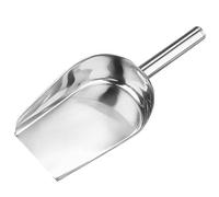 Pelle à bouche ronde en acier inoxydable multi-usages pour haricots, céréales, farine, glaçons, outil de cuisine, café, thé, dessert, comptoir maison