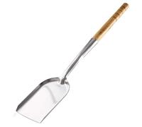 Pelle à Cendres de 29 Pouces de Long, Pelle à Charbon Bois pour cheminée, poêle poussière poêle feu, Four avec Manche en Bois Amovible, Charbon en Acier pour Foyer extéri