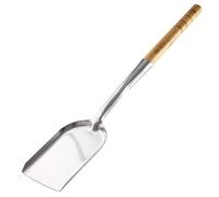 Pelle à Cendres de 73 cm de Long, Pelle à Charbon Bois pour cheminée, poussière pour poêle feu, Cendres Four avec Manche en Bois Amovible, Charbon en Acier pour fo