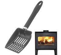 Pelle à cendres de cheminée, pelle à cendres creuse | Pelle à charbon en acier inoxydable résistant à la chaleur pour intérieur et extérieur