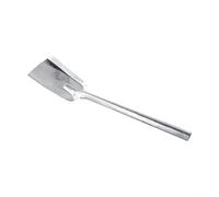 Pelle à cendres en charbon de bois pour cheminée et barbecue, pelle de cheminée en fer robuste avec poignée étendue pour enlever les cendres, la terre et les débris, moulage monobloc, (0)