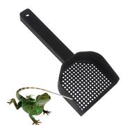 Pelle à chat suspendue avec poignée ergonomique, lampe de toilette pour chat, multifonction pour nettoyage efficace, pelle d'angle pour grenouille, tortue, serpent, chat, lézard nettoie facilement et